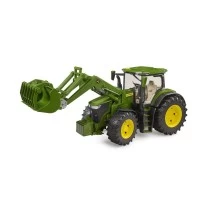 Tractor Bruder John Deere 7R 350 cu incarcator frontal