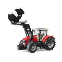 Tractor Massey Ferguson 7624 cu incarcator frontal Bruder