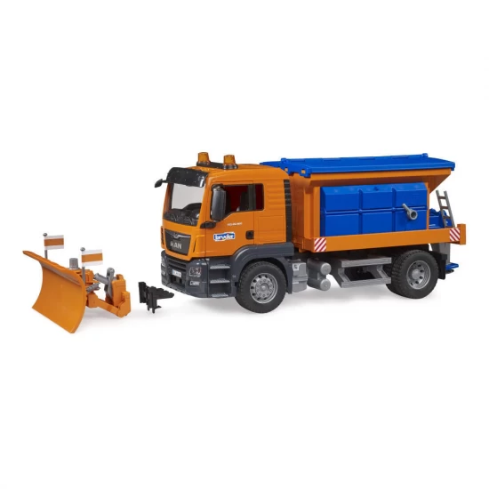 Utilaj zapada Bruder MAN TGS cu plug Utilaj zapada Bruder MAN TGS cu plug