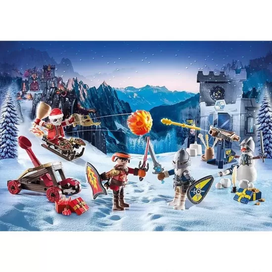 Calendar Craciun Playmobil Novelmore - Bataie cu zapada Calendar Craciun Playmobil Novelmore - Bataie cu zapada