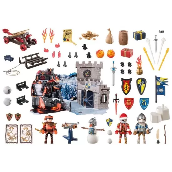 Calendar Craciun Playmobil Novelmore - Bataie cu zapada Calendar Craciun Playmobil Novelmore - Bataie cu zapada