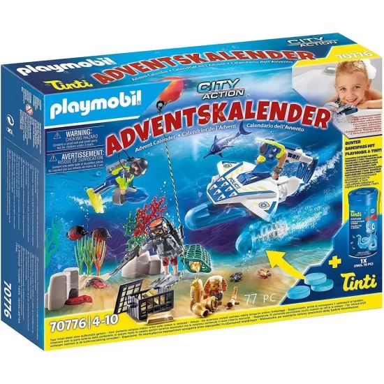 Calendar Craciun Playmobil - Politia sub apa Calendar Craciun Playmobil - Politia sub apa