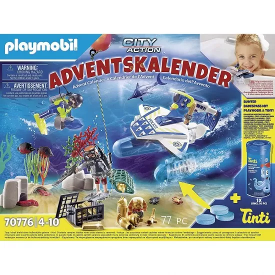 Calendar Craciun Playmobil - Politia sub apa Calendar Craciun Playmobil - Politia sub apa