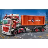Playmobil City Action - Camion cu container de marfa