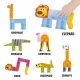 Set cartonase tactile cu animale Headu