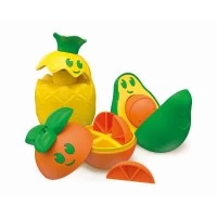 Joc educativ de logica fructe colorate din plastic reciclat Clementoni