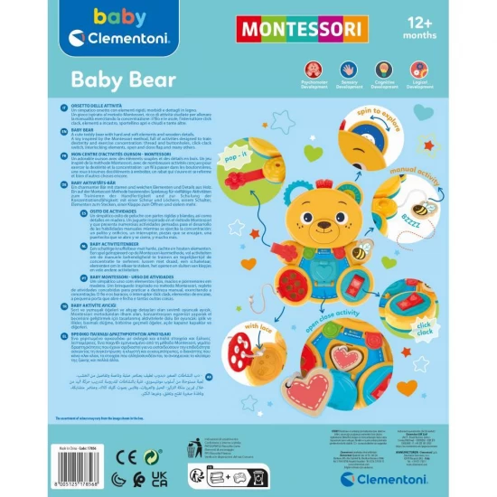 Ursulet cu activitati Montessori Clementoni