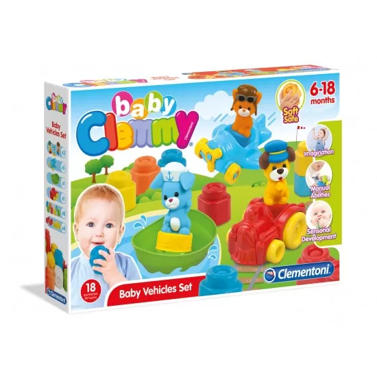 Set de joaca Clemmy - Primele mele vehicule Set de joaca Clemmy - Primele mele vehicule