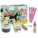 Set creativ plastilina cu figurina 3D calut Cloud Slime Set creativ plastilina cu figurina 3D calut Cloud Slime