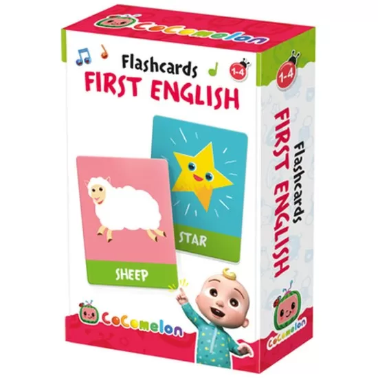 Set educativ Headu Cocomelon - Cartonase sa invatam engleza Set educativ Headu Cocomelon - Cartonase sa invatam engleza