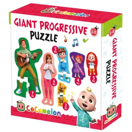 Set 6 puzzle-uri progresive Cocomelon Set 6 puzzle-uri progresive Cocomelon