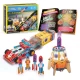 Puzzle 3D lansator de rachete si masinuta de curse 88 piese CubicFun Puzzle 3D lansator de rachete si masinuta de curse 88 piese CubicFun