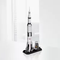 Puzzle 3D NASA Apollo Saturn V Cubic Fun 136 piese