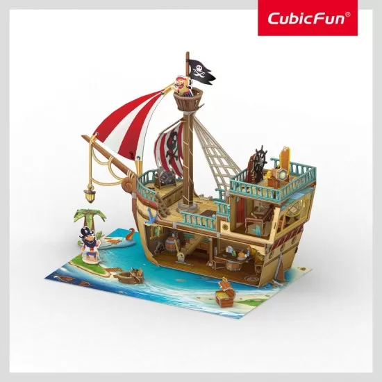 Puzzle 3D nava comorilor 157 piese Cubic Fun Puzzle 3D nava comorilor 157 piese Cubic Fun