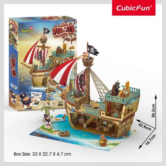 Puzzle 3D nava comorilor 157 piese Cubic Fun Puzzle 3D nava comorilor 157 piese Cubic Fun