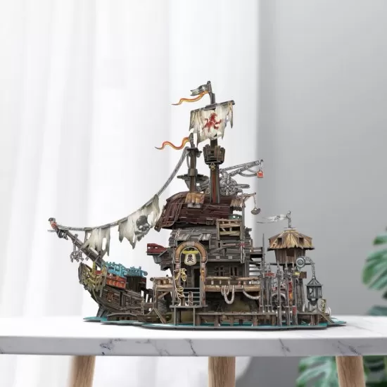 Puzzle 3D nava pirati 218 piese Cubic Fun Puzzle 3D nava pirati 218 piese Cubic Fun