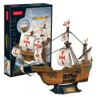Puzzle 3D Nava Santa Maria 204 piese Cubic Fun 