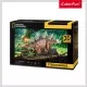 Puzzle 3D Stegosaurus 62 piese Cubic Fun Puzzle 3D Stegosaurus 62 piese Cubic Fun