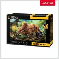 Puzzle 3D Triceratops 44 piese Cubic Fun