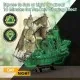 Puzzle 3D Flying Dutchman lumineaza in intuneric CubicFun 360 piese Puzzle 3D Flying Dutchman lumineaza in intuneric CubicFun 360 piese