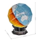 Puzzle 3D globul pamantesc 32 piese si brosura in romana CubicFun Puzzle 3D globul pamantesc 32 piese si brosura in romana CubicFun