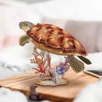 Puzzle 3D testoasa marina 31 piese CubicFun
