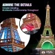 Puzzle 3D Turnul Eiffel editie luminoasa 51 piese CubicFun Puzzle 3D Turnul Eiffel editie luminoasa 51 piese CubicFun