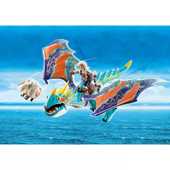 Playmobil Dragons cursa dragonilor: Astrid si Stormfly Playmobil Dragons cursa dragonilor: Astrid si Stormfly