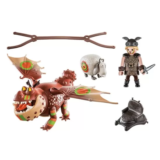 Playmobil Dragons cursa dragonilor: Fishlegs si Meatlug Playmobil Dragons cursa dragonilor: Fishlegs si Meatlug