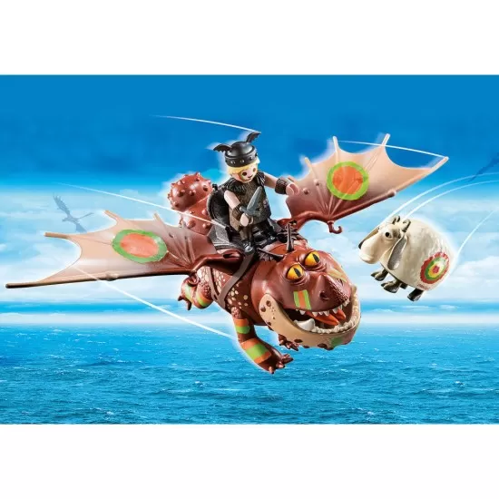 Playmobil Dragons cursa dragonilor: Fishlegs si Meatlug Playmobil Dragons cursa dragonilor: Fishlegs si Meatlug