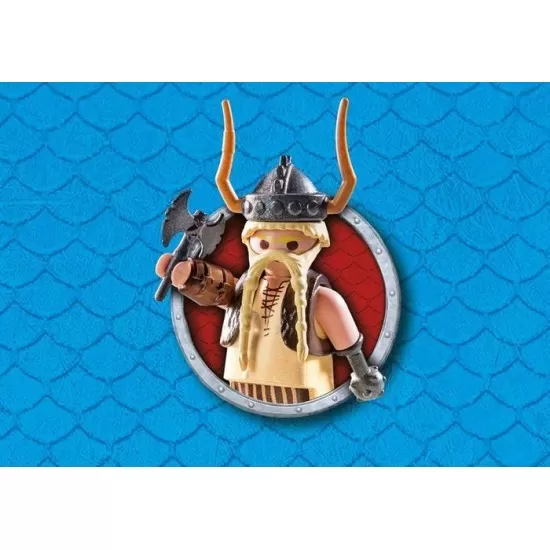 Playmobil Dragons - Gobber si lansatorul de oi Playmobil Dragons - Gobber si lansatorul de oi