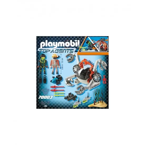 Playmobil Top Agents - Echipa de spioni cu submarin Playmobil Top Agents - Echipa de spioni cu submarin