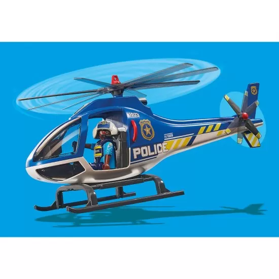 Playmobil City Action - Elicopter de politie si parasutist Playmobil City Action - Elicopter de politie si parasutist