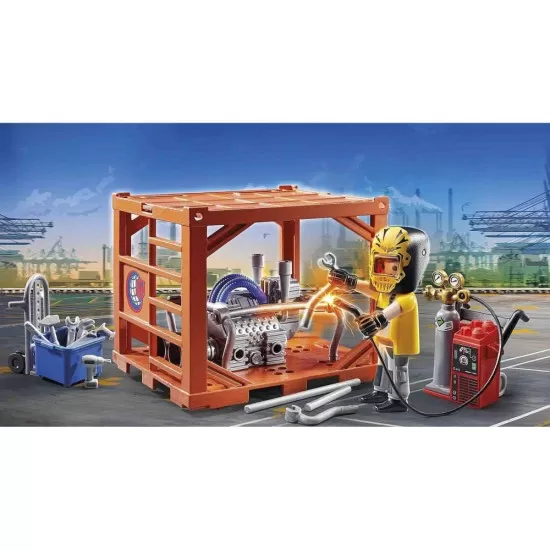 Playmobil City Action - Fabricant de containere Playmobil City Action - Fabricant de containere