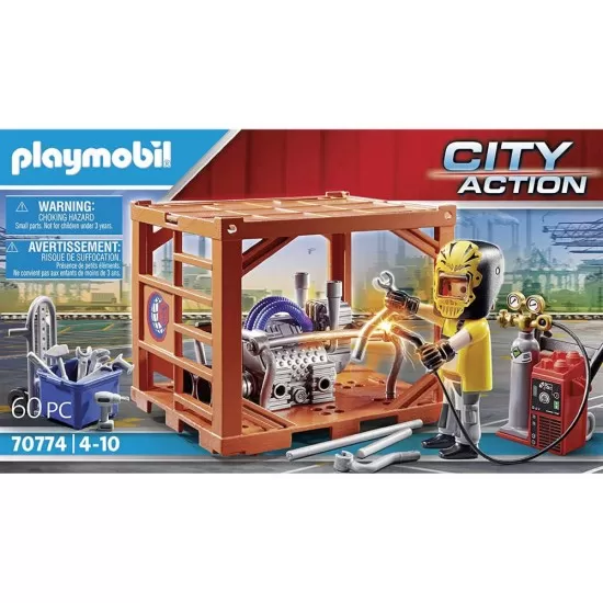 Playmobil City Action - Fabricant de containere Playmobil City Action - Fabricant de containere