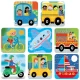Set 8 puzzleuri progresive vehicule cu piese mari pentru copiii de peste 2 ani Headu