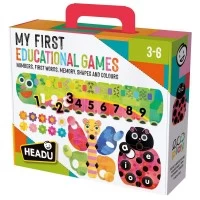 Joc educativ Headu Ecoplay - Primul meu joc educational memoreaza formele, culorile, numerele si vocalele