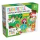 Puzzle animalute la ferma Headu Ecoplay 19 piese Puzzle animalute la ferma Headu Ecoplay 19 piese