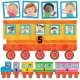 Puzzle micul tren 123 Headu Ecoplay Puzzle micul tren 123 Headu Ecoplay