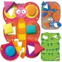 Puzzle Headu Ecoplay - Sa potrivim formele si culorile