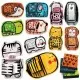 Set puzzle-uri Headu Ecoplay - Sa potrivim animalele Set puzzle-uri Headu Ecoplay - Sa potrivim animalele