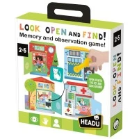 Joc Montessori Headu - Observa, deschide si gaseste 2-5 ani