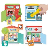 Joc Montessori Headu - Observa, deschide si gaseste 2-5 ani