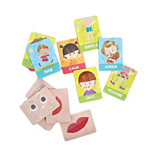 Joc Headu Montessori - Carti emotii si actiuni in limba romana Joc Headu Montessori - Carti emotii si actiuni in limba romana