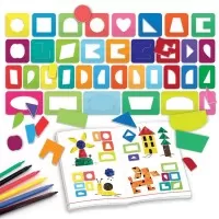 Joc Montessori cu sabloane Headu