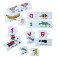 Joc Headu Montessori - Joc tactil ABC in limba romana