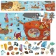 Puzzle pirati Headu cu peste 200 de stickere ce se pot repozitiona