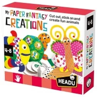 Set de creatie Headu cu animale amuzante 4-8 ani Set de creatie Headu cu animale amuzante 4-8 ani