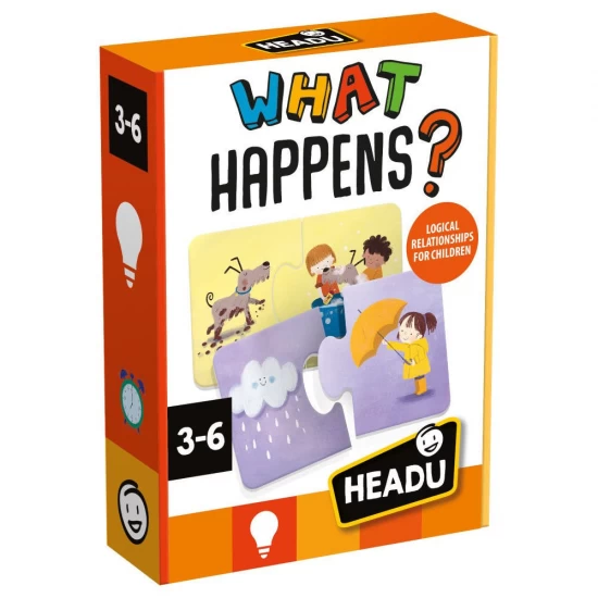 Puzzle STEM Headu 32 piese - Ce se intampla?