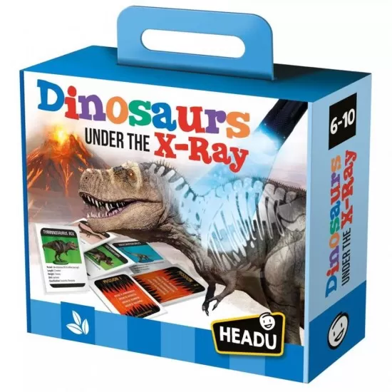Joc STEM Headu cu lanterna UV - Descopera dinozaurii Joc STEM Headu cu lanterna UV - Descopera dinozaurii